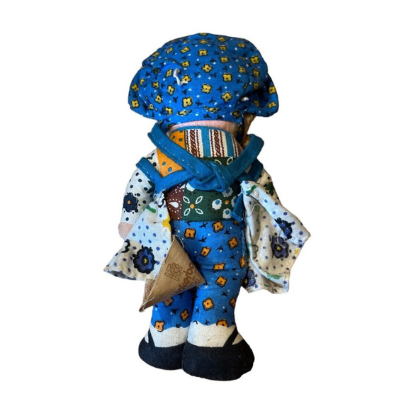 1970s Vintage Knickerbocker Holly Hobbie Rag Toy Doll Plush Mini 6" - Picture 3 of 5